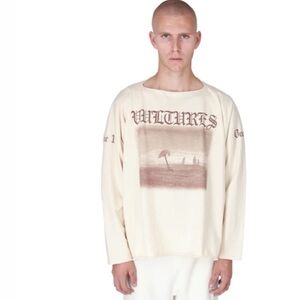 YEEZY YZY Unisex Gosha Vultures Volume 1 Long Sleeve Shirt by Kanye West
